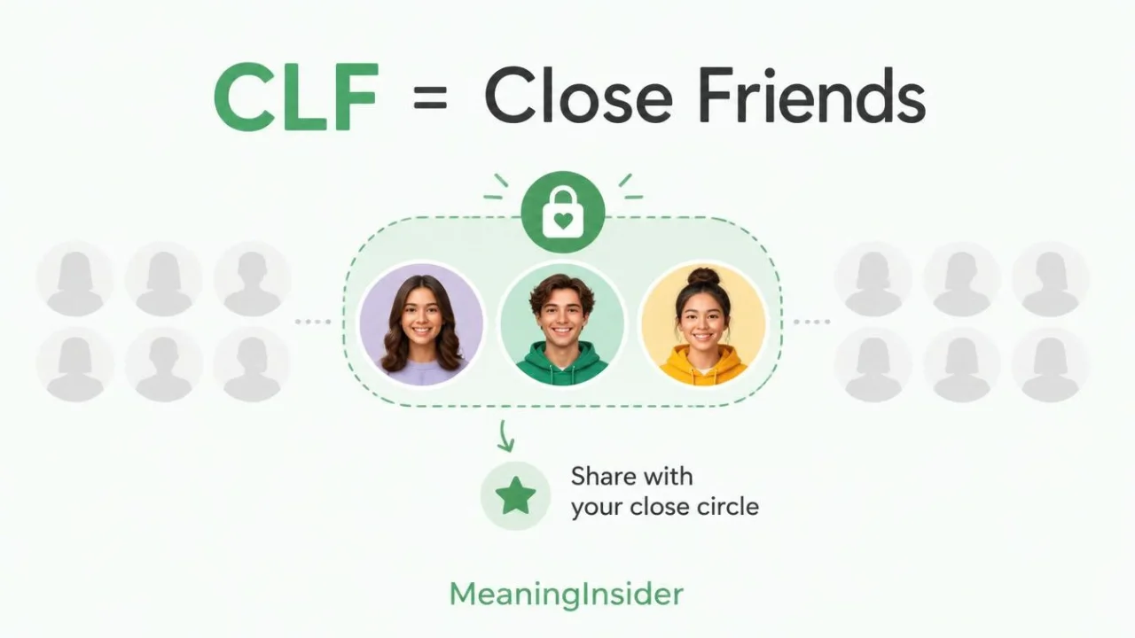 CLF meaning as close friends in texting