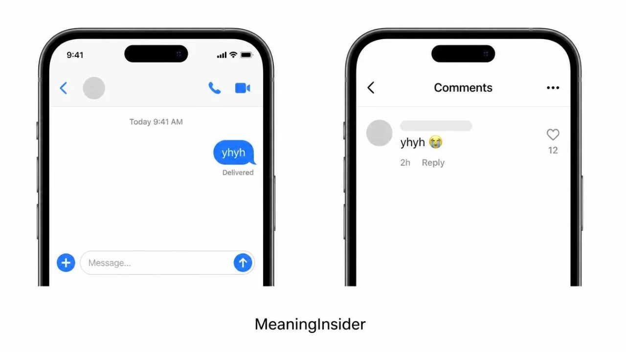 YHYH used in chats and social media
