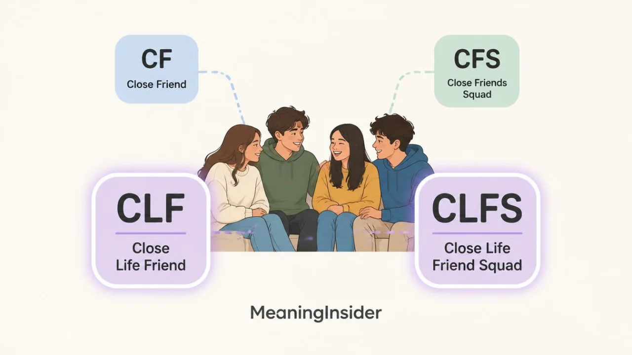 CLF and CLFS close friends abbreviations
