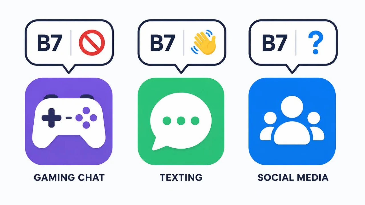 B7 meaning across different platforms