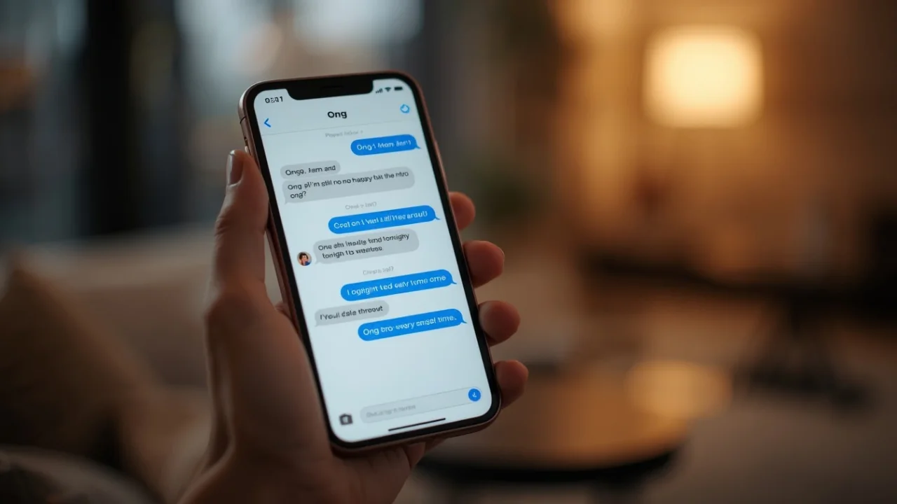 Real text chat examples showing different ways ONG is used