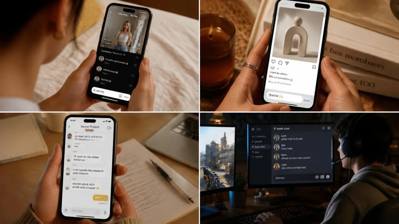 SMYW used across TikTok, Instagram, group chats, and Discord