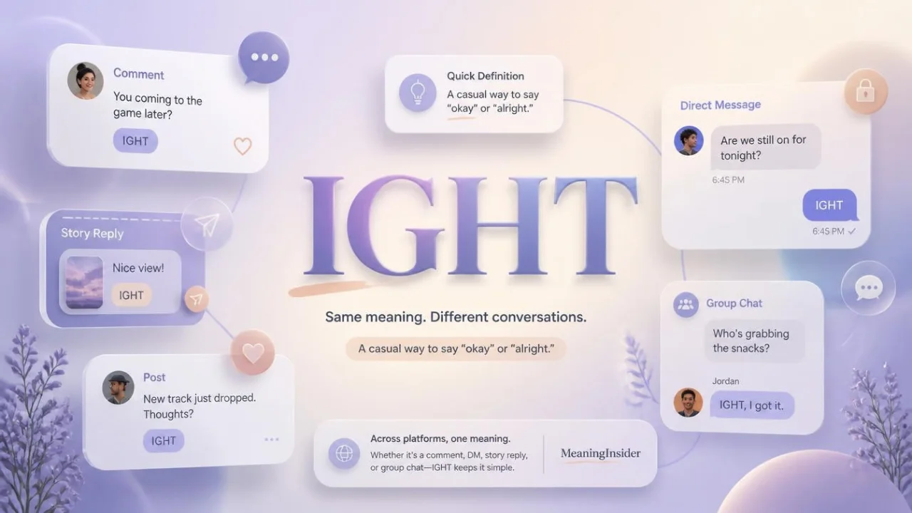 Different uses of ight as an acknowledgment, conversation opener, and casual rating