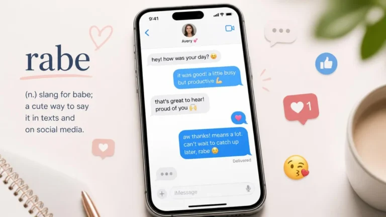 Rabe meaning in texting and social media