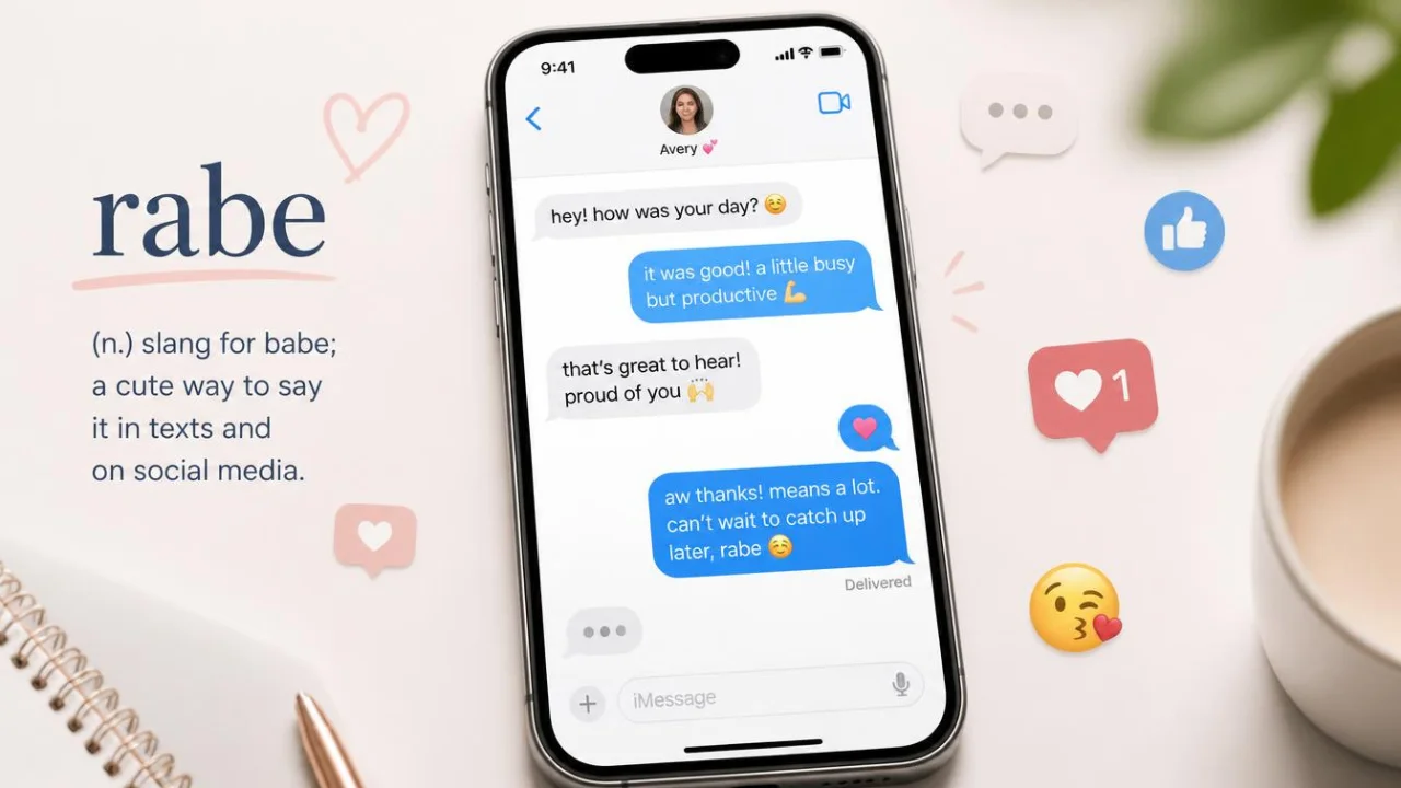 Rabe meaning in texting and social media